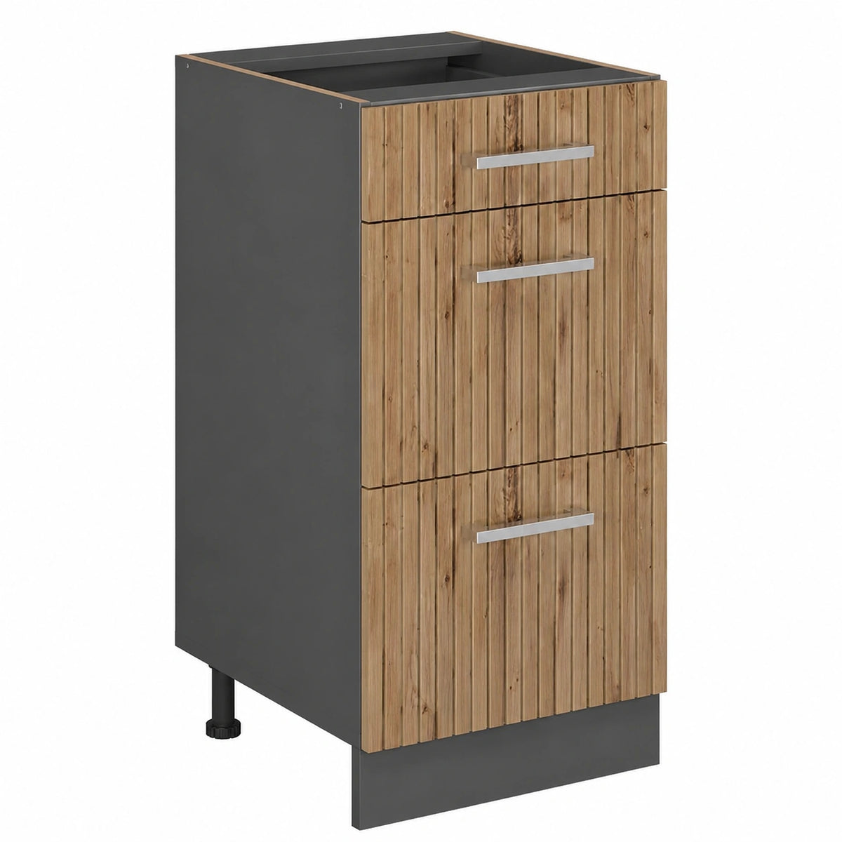 Ensemble de meubles de cuisine, en chêne, modulable, avec tiroirs, pour la cuisine