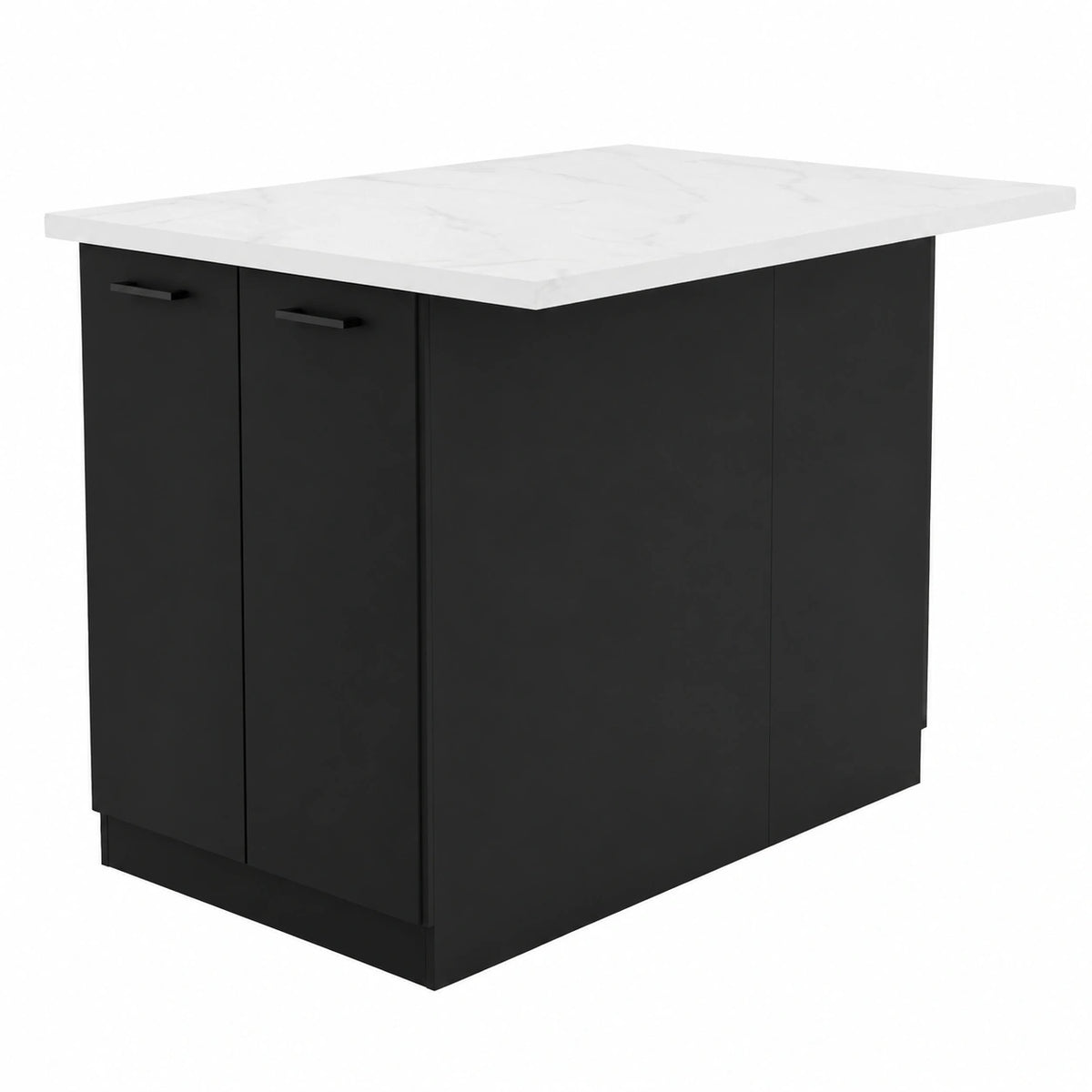Meuble polyvalent, coloris noir, pour les espaces de vie