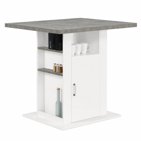 Meuble polyvalent, avec rangement, coloris blanc, pour les espaces de vie