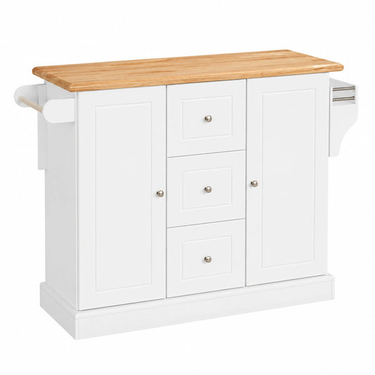 Armoire, réglable, avec tiroirs, sur roulettes, coloris blanc, 127 x 46 x 92 cm, pour la chambre